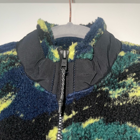 American eagle retro zip up fleece jacket - Picture 4 of 6